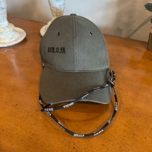 Ser.o.ya Cotton Twill Cap Olive Green M/L – Brand New, Sold Out $75 Retail - Picture 2 of 5